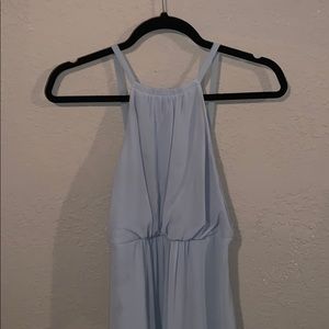 Show me your mumu steel blue maxi dress